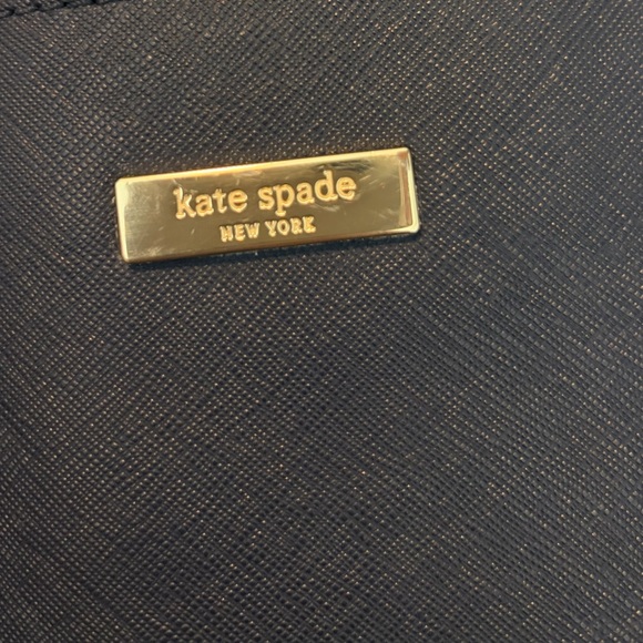 Kate Spade Navy Blue Leather Tote Bag - Picture 9 of 11